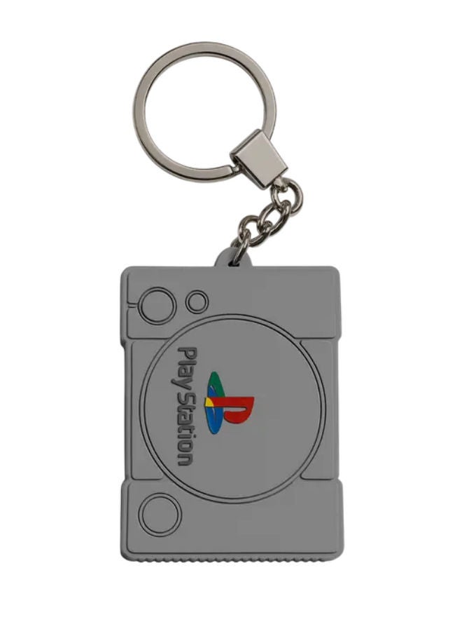 Playstation 1 Console 3D - Keychain Medal